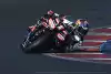 Bild zum Inhalt: Jorge Martin testet die Aprilia RS-GP in Misano